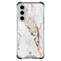 Samsung Galaxy A54 shockproof hoesje - Marmer goud