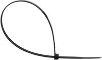 Q-CONNECT kabelbinder, ft 300 x 4,8 mm, pak van 100 stuks, zwart