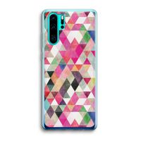 Gekleurde driehoekjes: Huawei P30 Pro Transparant Hoesje