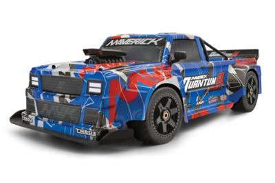 Maverick QuantumR Flux 1/8 4WD 4S brushless RTR - Blauw/Rood