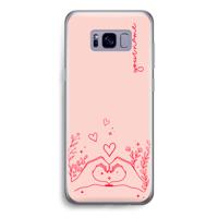 Love is in the air: Samsung Galaxy S8 Transparant Hoesje