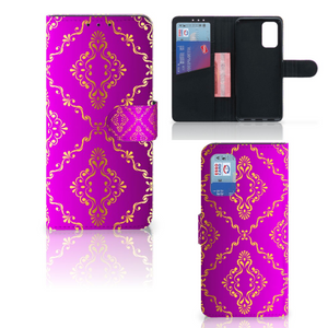 Wallet Case Samsung Galaxy A32 4G Barok Roze