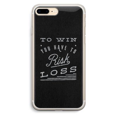 Risk loss: iPhone 7 Plus Transparant Hoesje