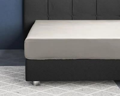 Primaviera Deluxe Satijnen Hoeslaken Creme 90 x 220 cm