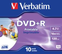 Verbatim 43508 lege dvd 4,7 GB DVD+R 10 stuk(s) - thumbnail