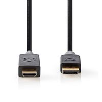 Nedis CCBW37100AT20 video kabel adapter 2 m DisplayPort HDMI Antraciet - thumbnail