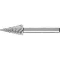 PFERD TOOLS 22423536 Freesstift HSS Spitse kegel Lengte 65 mm Afmeting, Ø 12 mm Werklengte 25 mm Schachtdiameter 6 mm 1 stuks