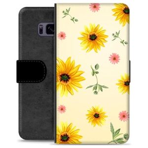 Samsung Galaxy S8 Premium Portemonnee Hoesje - Zonnebloem