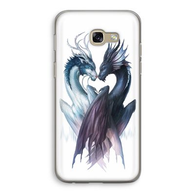 Yin Yang Dragons: Samsung Galaxy A5 (2017) Transparant Hoesje