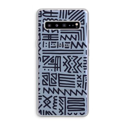 Marrakech print: Samsung Galaxy S10 5G Transparant Hoesje