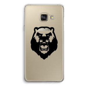 Angry Bear (black): Samsung A3 (2017) Transparant Hoesje