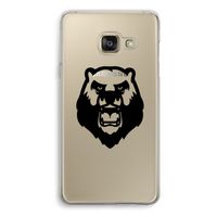 Angry Bear (black): Samsung A3 (2017) Transparant Hoesje
