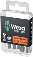 Wera 867/4 IMP DC TORX® DIY Impaktor Bits, TX 30 x 50 mm, 5-delig - 05057666001