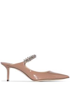 Jimmy Choo escarpins Bing 65mm à ornements en cristal - Tons neutres