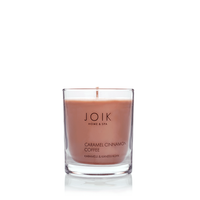 Geurkaars in Glas Karamel, Kaneel & Koffie - Soja Was Vegan (145 gram) - thumbnail
