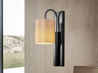 Wandlamp BASTOS 1 lamp zwart - thumbnail