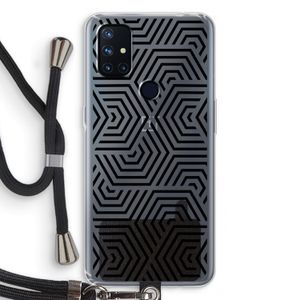 Magic pattern: OnePlus Nord N10 5G Transparant Hoesje met koord