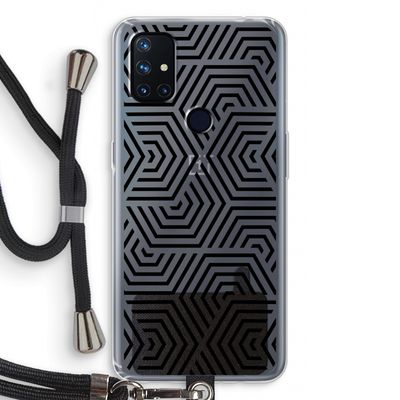 Magic pattern: OnePlus Nord N10 5G Transparant Hoesje met koord
