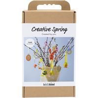 Creativ Company Creatieve box creatief voorjaar, diverse kleuren, 1 doos