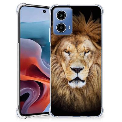 Motorola Moto G34 Case Anti-shock Leeuw Motorola Moto G34 Case Anti-shock Leeuw