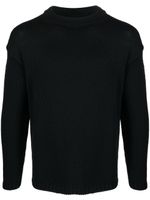 Ten C pull en maille fine - Noir