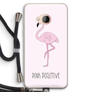 Pink positive: HTC U Play Transparant Hoesje met koord
