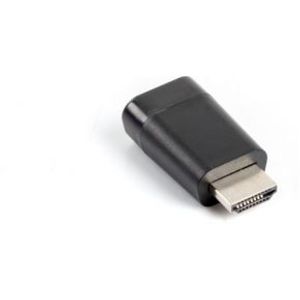 Lanberg AD-0016-BK tussenstuk voor kabels VGA HDMI Zwart