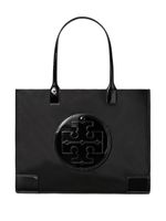 Tory Burch sac cabas Ella en cuir verni - Noir - thumbnail