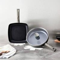 ISENVI Avon Combideal - keramische grillpan en hapjespan - Ergo ISENVI Avon Combideal - keramische grillpan en hapjespan - Ergo