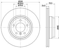 Remschijf 8DD355128431