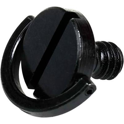 Caruba 1/4" schroef met D-ring - zwart