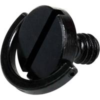 Caruba 1/4" schroef met D-ring - zwart