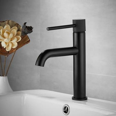 Zwarte Wastafelkraan | Messing | Enkele Handgreep - Modern & Elegant