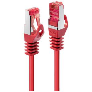 LINDY 47361 RJ45 Netwerkkabel, patchkabel CAT 6 S/FTP 0.50 m Rood 1 stuk(s)