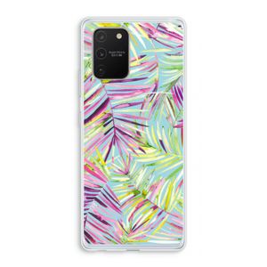 Tropical Palms Blue: Samsung Galaxy S10 Lite Transparant Hoesje