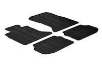 Rubbermatten passend voor BMW 5 serie F10/F11 2010- (T-Design 4-delig + montageclips) GL0351