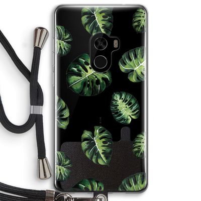 Tropische bladeren: Xiaomi Mi Mix 2 Transparant Hoesje met koord