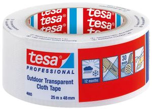 TESA 04665-00000-00 duct tape Geschikt voor gebruik binnen Geschikt voor buitengebruik 25 m Transparant