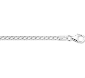 TFT Zilveren Ketting Slang Rond 2,4 mm x 42 cm