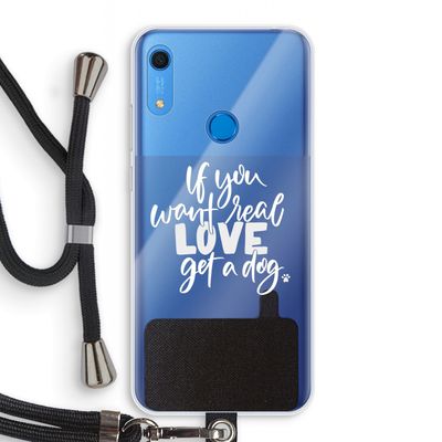 Partner in crime: Huawei Y6s Transparant Hoesje met koord
