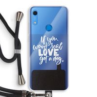 Partner in crime: Huawei Y6s Transparant Hoesje met koord
