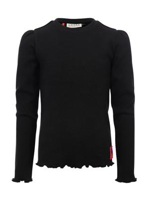 LOOXS Little winter rib top meisjes - grijs