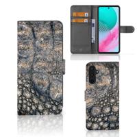 Samsung Galaxy M54 | Telefoonhoesje | Met pasjeshouder | Krokodillenprint