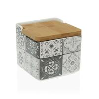 Zoutvaatje met deksel Mosai Keramisch (8,1 x 12,2 x 12,3 cm) (12,2 x 11,5 x 12,2 cm) - thumbnail