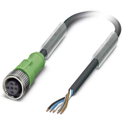 Phoenix Contact 1509128 Sensor/actuator connector, geassembleerd M12 Aantal polen (sensoren): 5 Bus, recht 10.00 m 1 stuk(s)