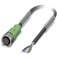 Phoenix Contact 1509128 Sensor/actuator connector, geassembleerd M12 Aantal polen (sensoren): 5 Bus, recht 10.00 m 1 stuk(s)