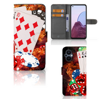 OPPO Reno 8 Lite | OnePlus Nord N20 Wallet Case met Pasjes Casino - thumbnail