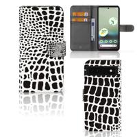 Google Pixel 6A | Telefoonhoesje | Met pasjeshouder | Slangenprint