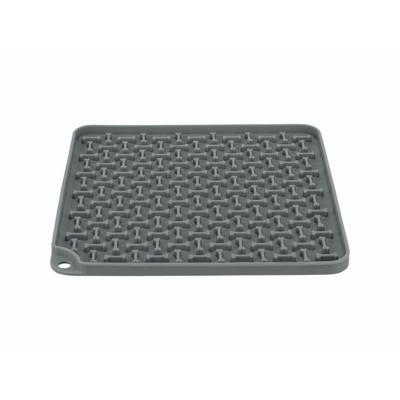 Dierenvoederbak Trixie Donker grijs Siliconen 20 × 20 CM