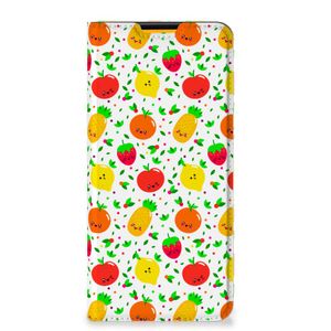 Samsung Galaxy M52 Flip Style Cover Fruits